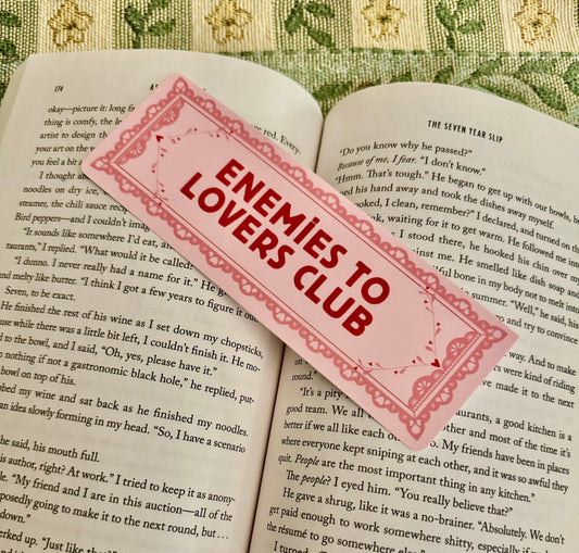 Enemies To Lovers Bookmark