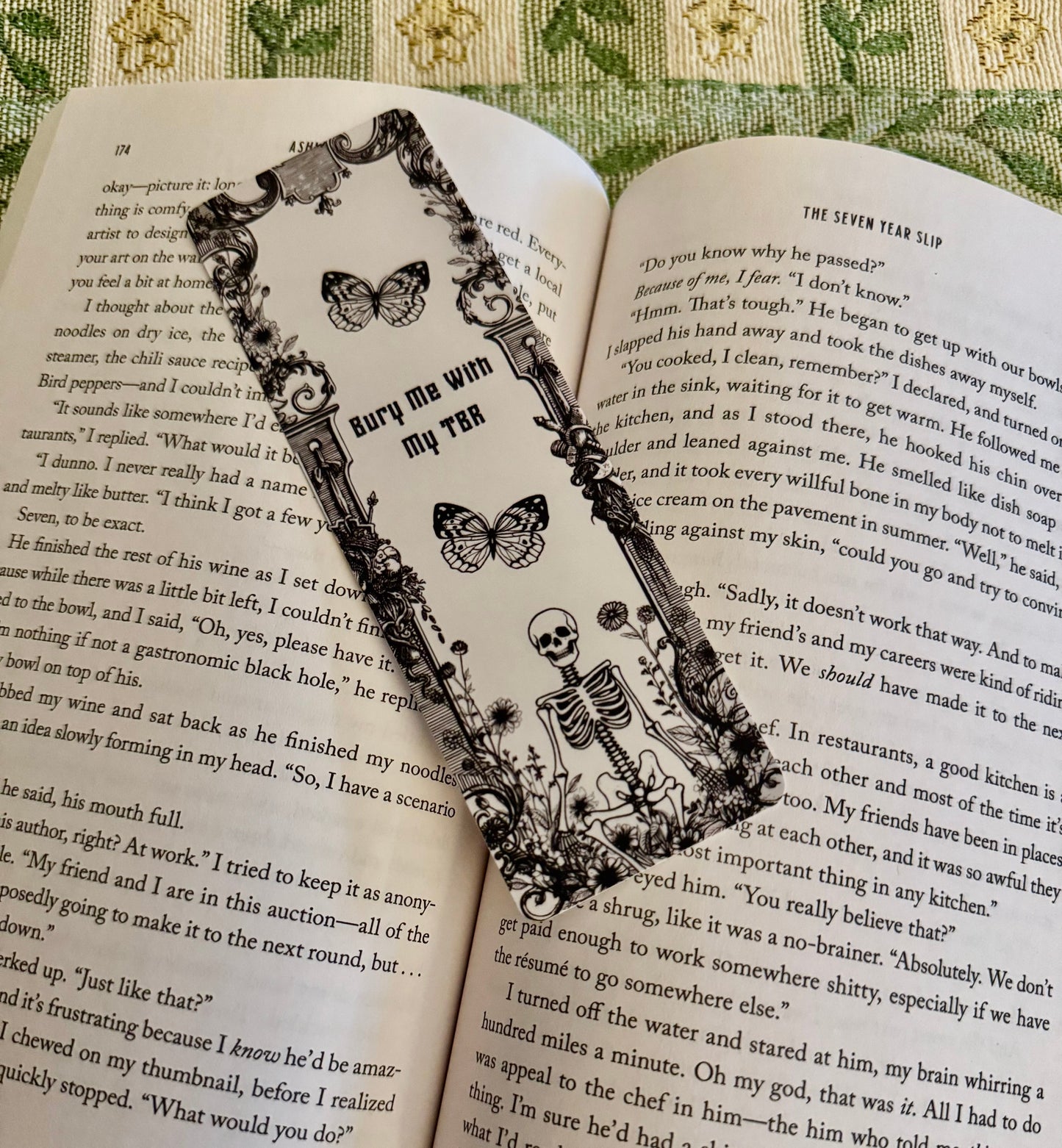 Bury Me with My TBR Bookmark