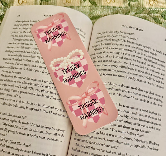 Trigger Warnings Bookmark